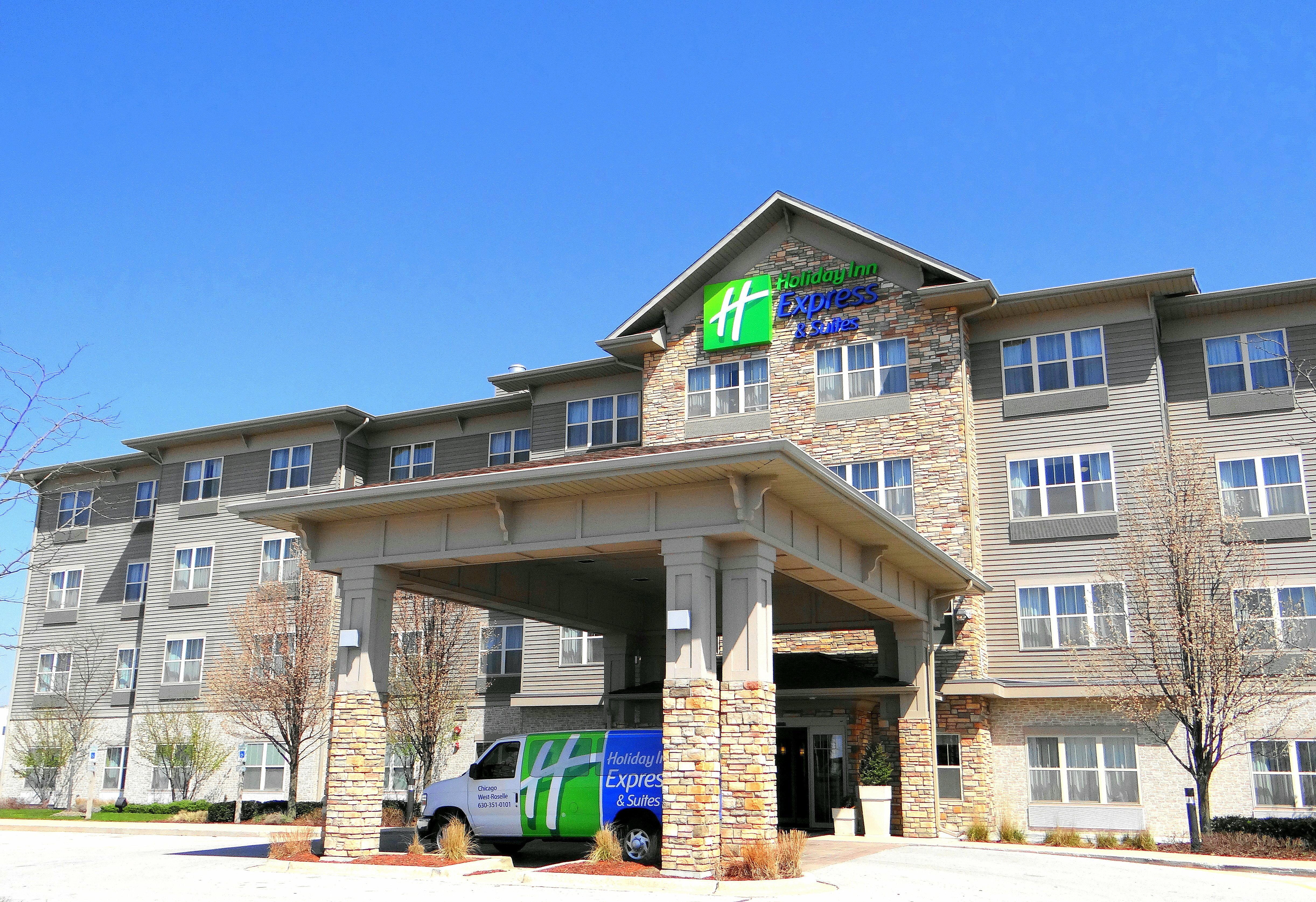 Holiday Inn Express Hotel & Suites Chicago West Roselle By Ihg Buitenkant foto